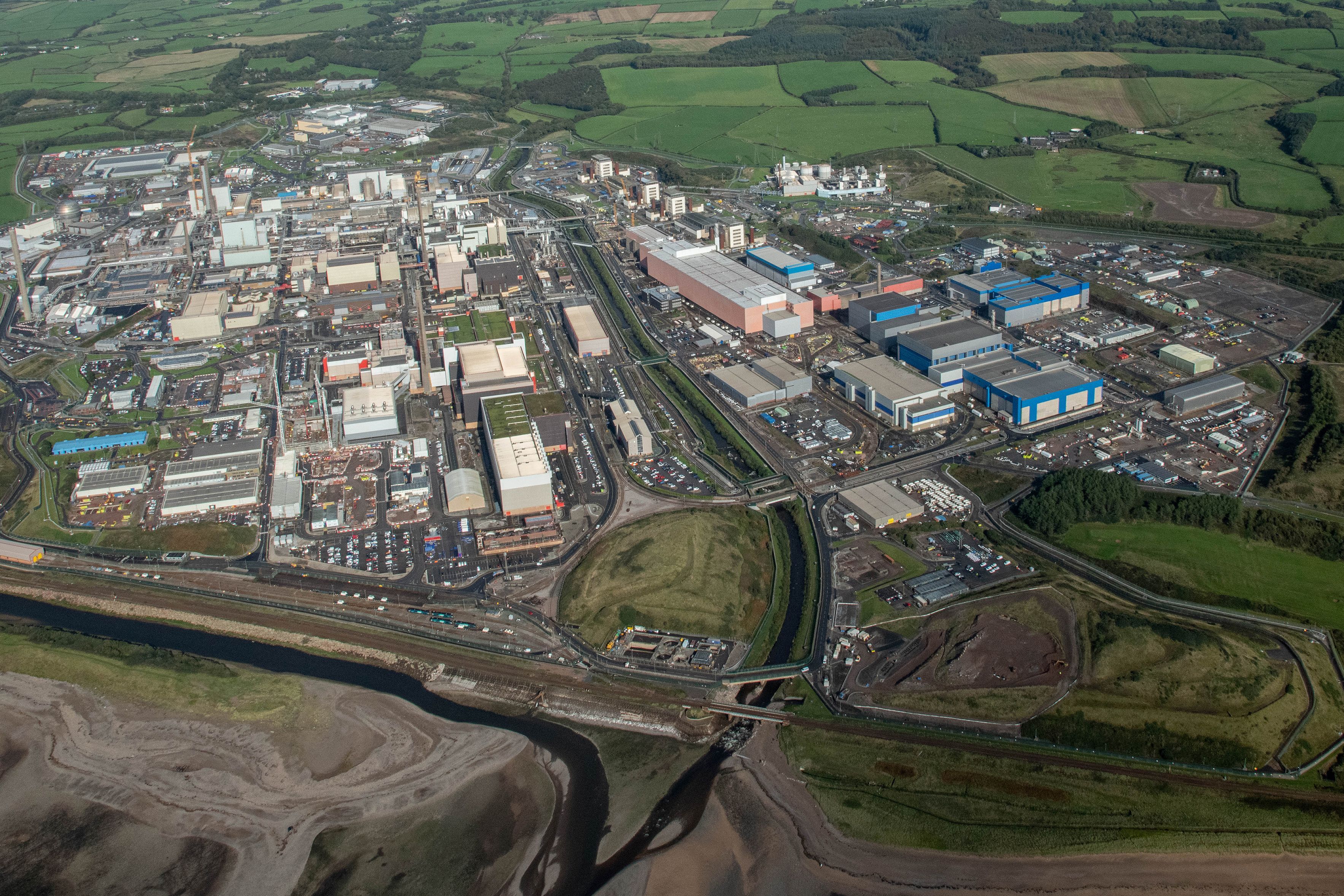  Image of the Sellafield site in Cumbria,UK