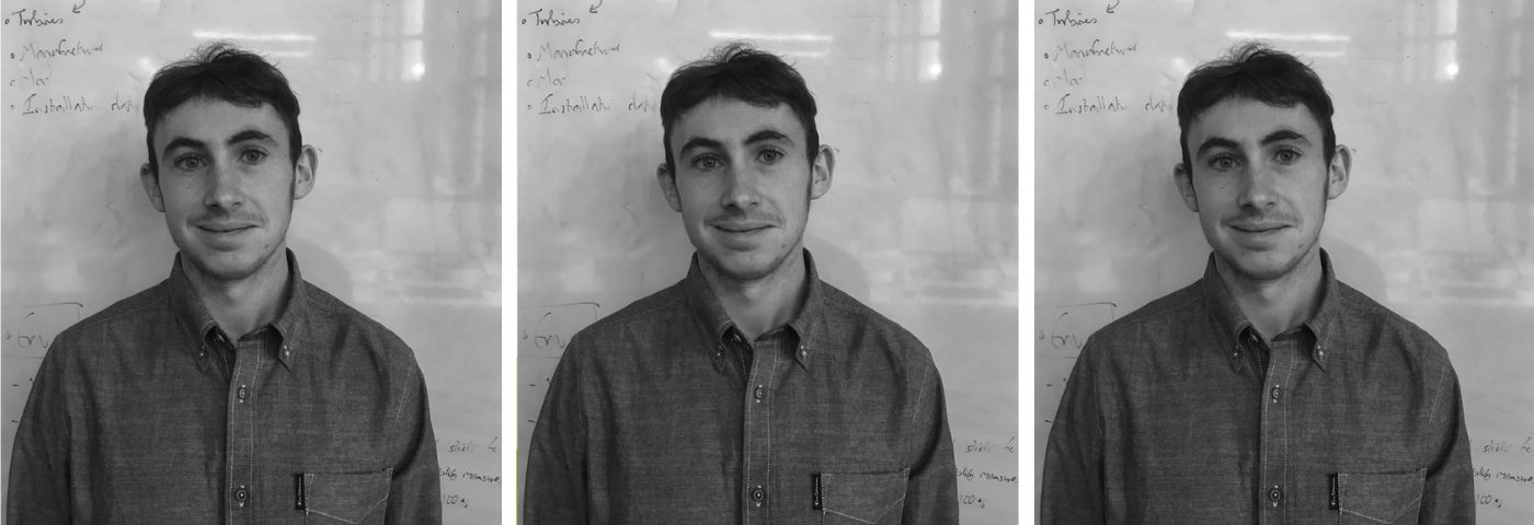  Greyscale image of Conor Chalcroft, Senior Data Scientist Ada Mode